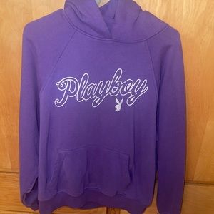 Playboy by pacsun purple oversized hoodie